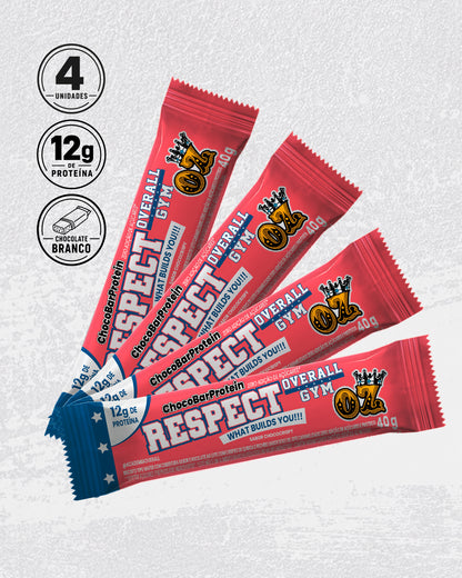 OVERALL GYM – CHOCOBAR AO LEITE CROCANTE COM DOCE DE LEITE