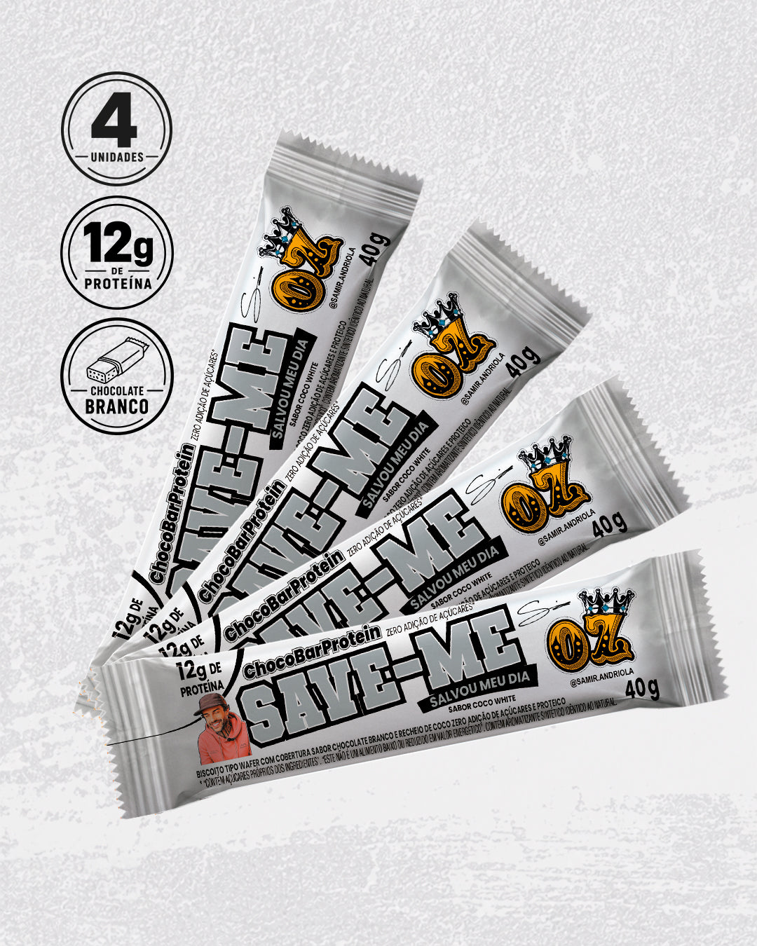 SAVE-ME – CHOCOBAR COCO WHITE