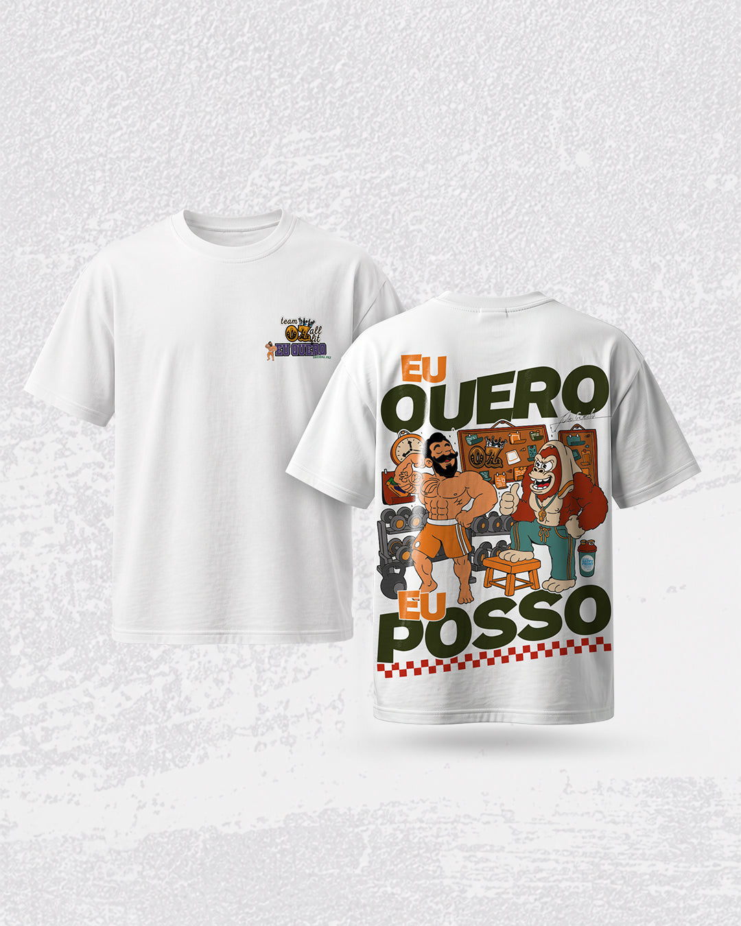 Camiseta Masculina Eu Quero Eu Posso