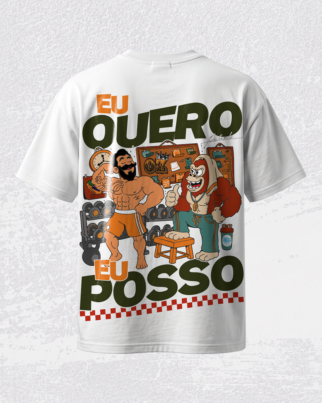 Camiseta Masculina Eu Quero Eu Posso