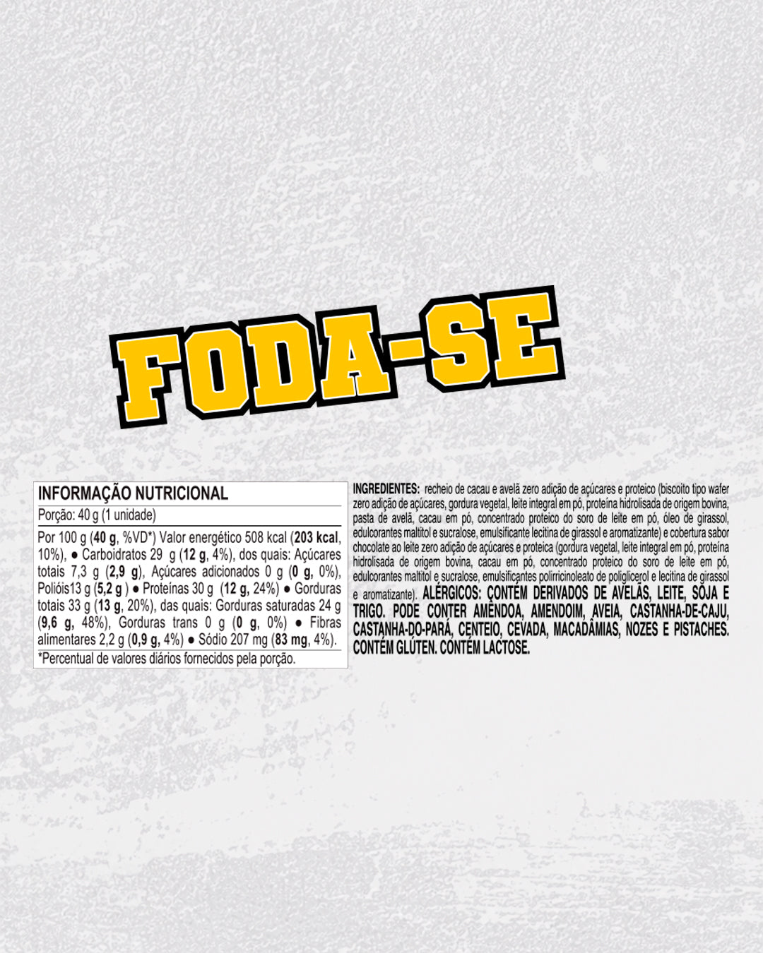 FODA-SE – CHOCOBAR AO LEITE COM CACAU E AVELÃ