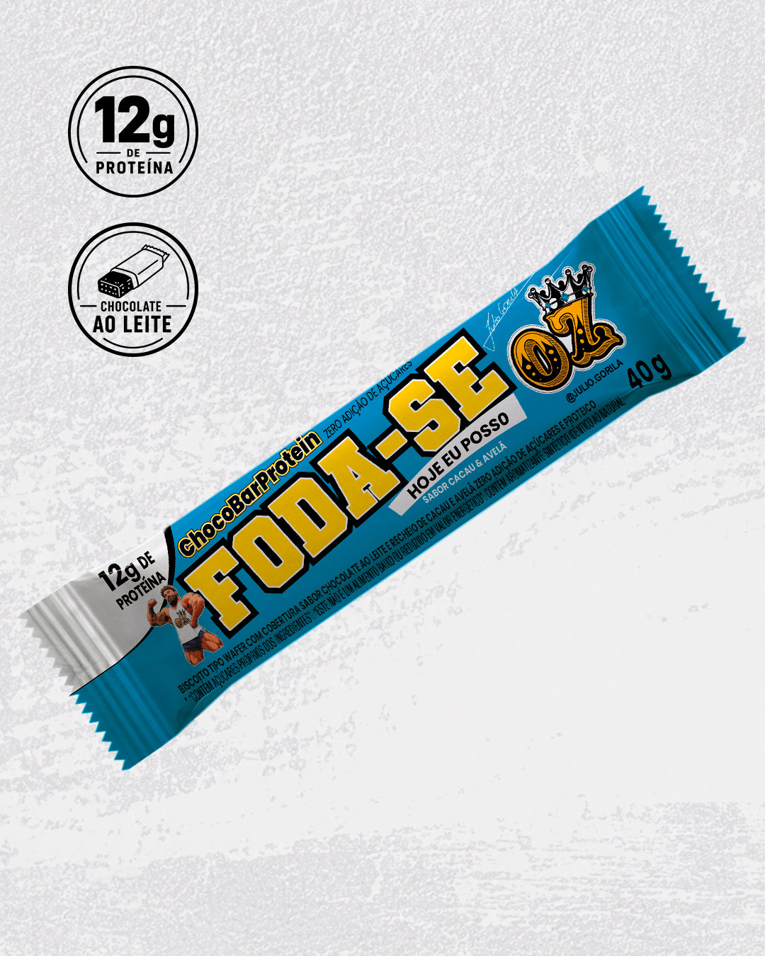 FODA-SE – CHOCOBAR AO LEITE COM CACAU E AVELÃ