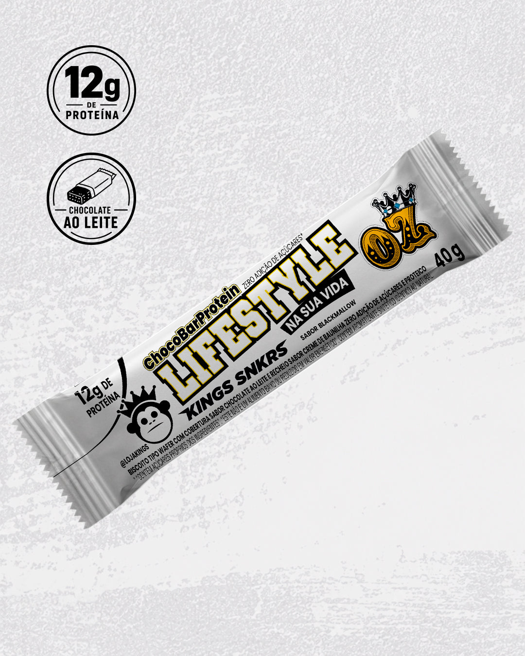 KINGS COLLAB BLACKMALLOW – CHOCOBAR AO LEITE COM MARSHMALLOW