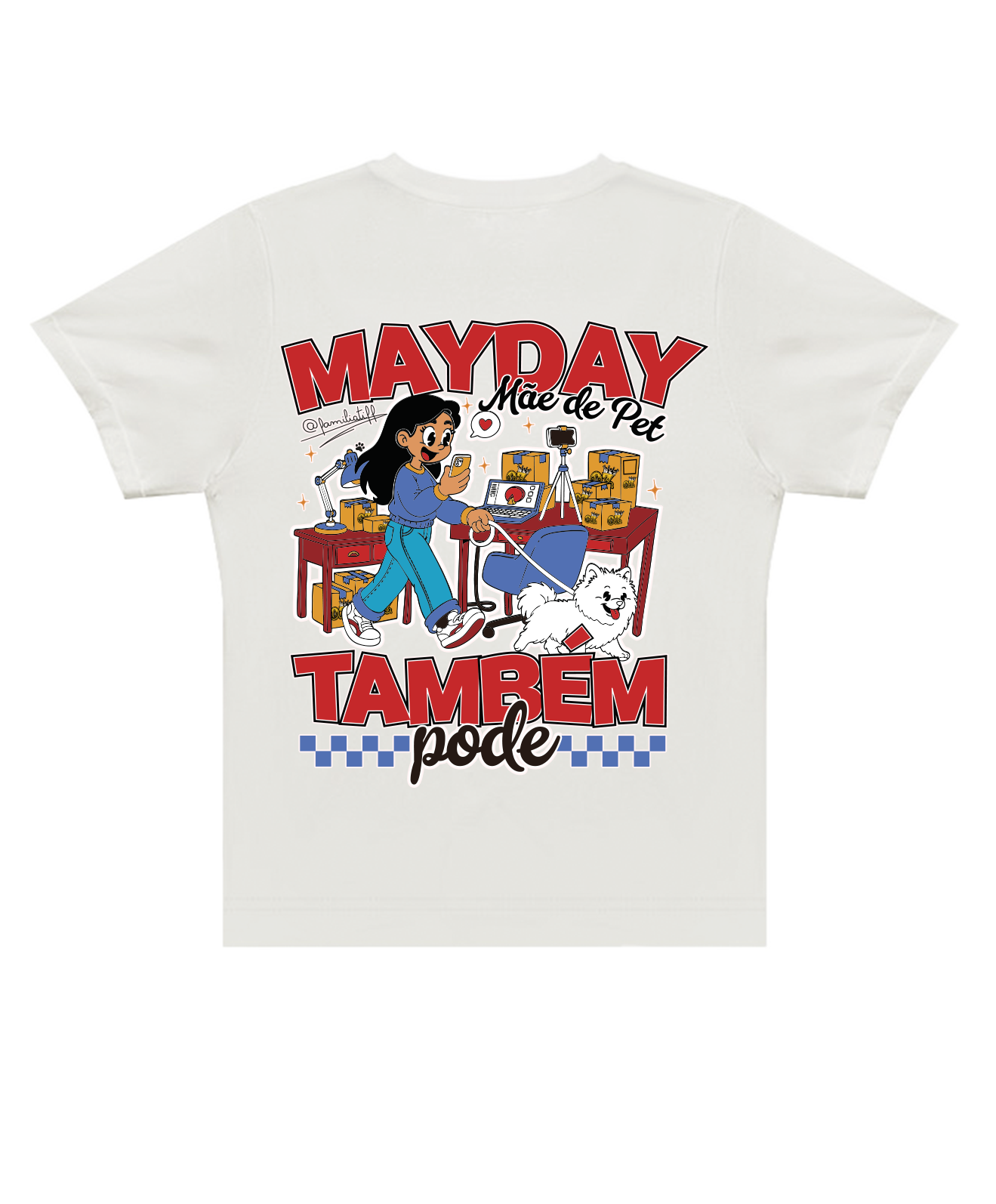 Camiseta Feminina Smooth Cotton Mayday