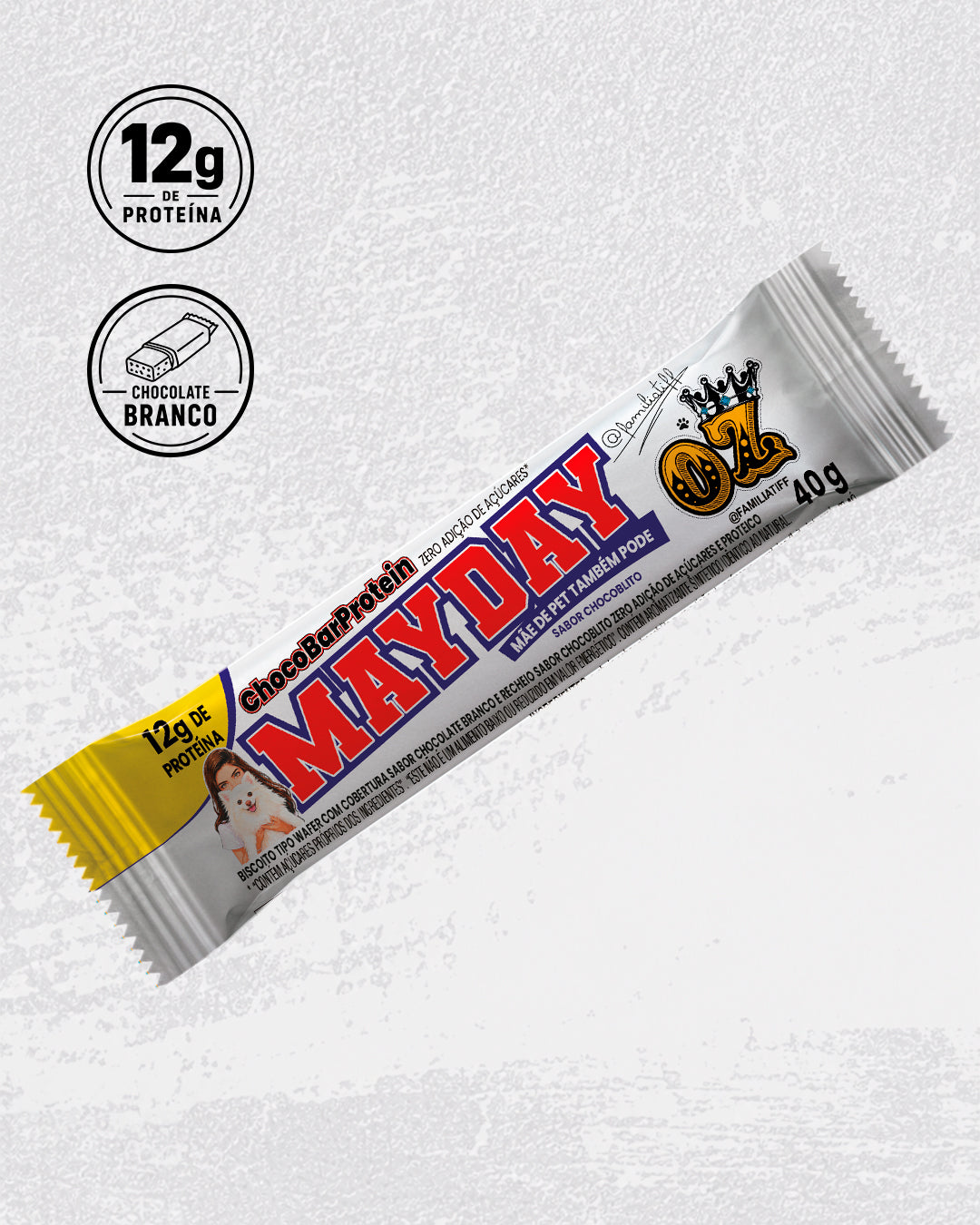 MAYDAY – CHOCOBAR BRANCO COM CHOCOBLITO