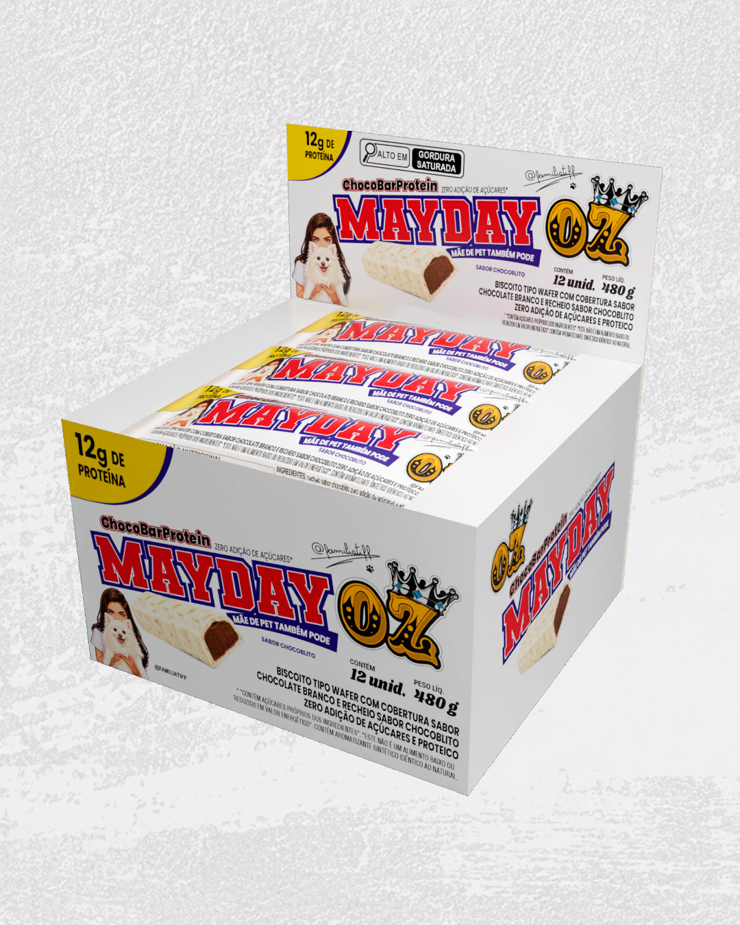 MAYDAY – CHOCOBAR BRANCO COM CHOCOBLITO