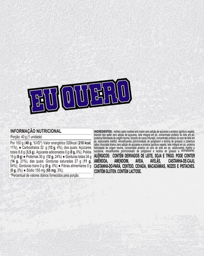 EU QUERO EU POSSO – CHOCOBAR BRANCO COM COOKIES AND CREAM