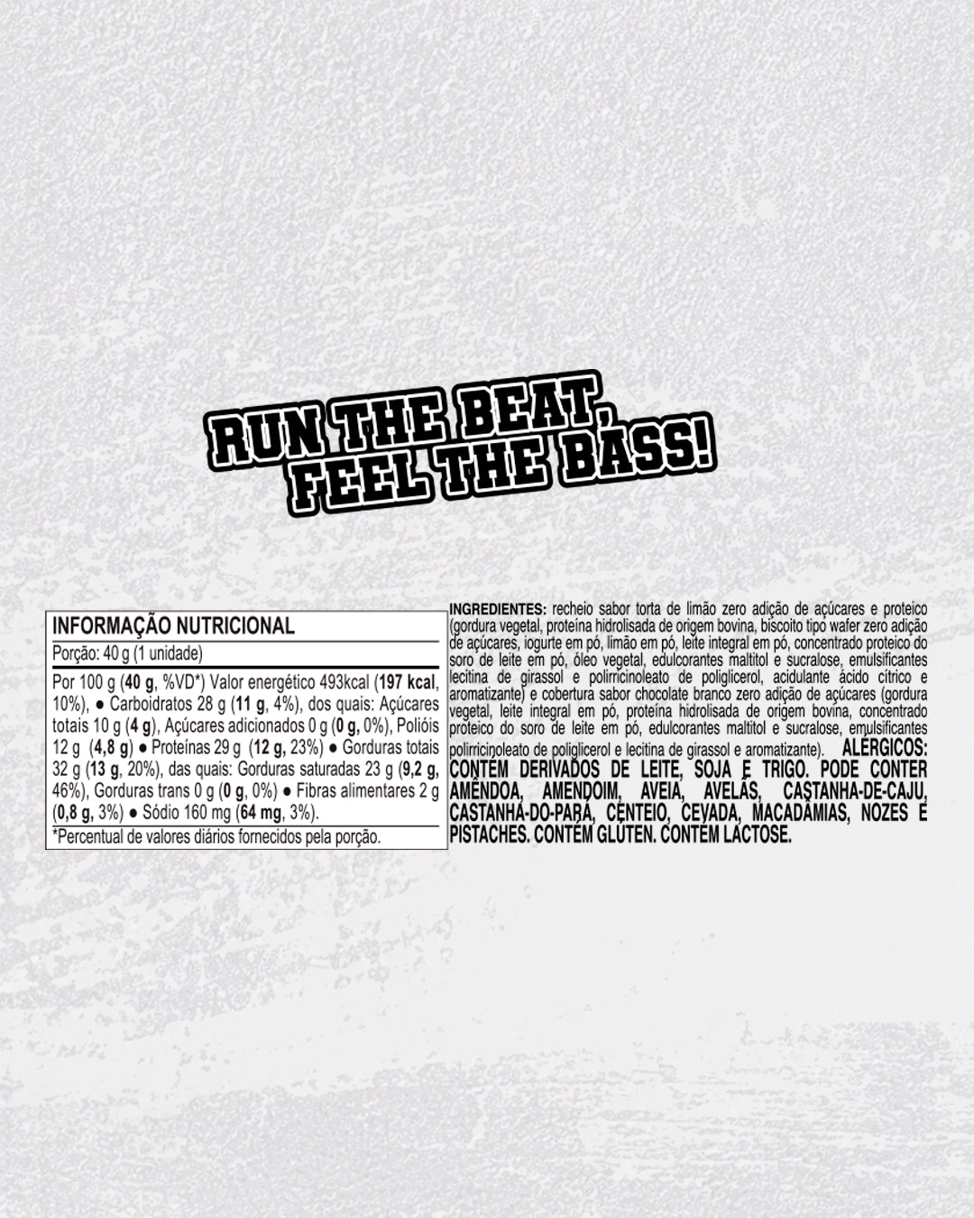 RUN & BASS COLLAB – CHOCOBAR BRANCO COM TORTA DE LIMÃO