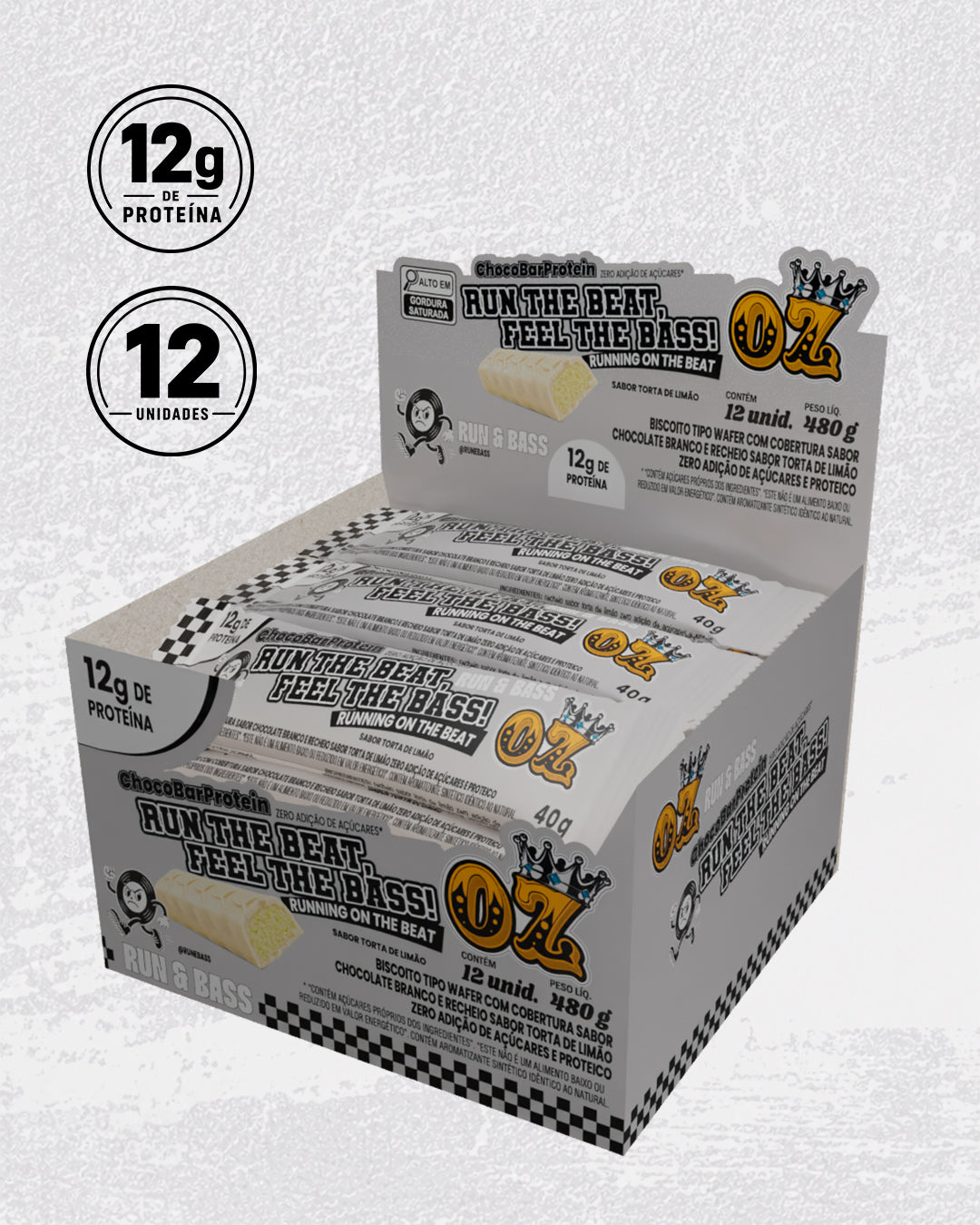 RUN & BASS COLLAB – CHOCOBAR BRANCO COM TORTA DE LIMÃO