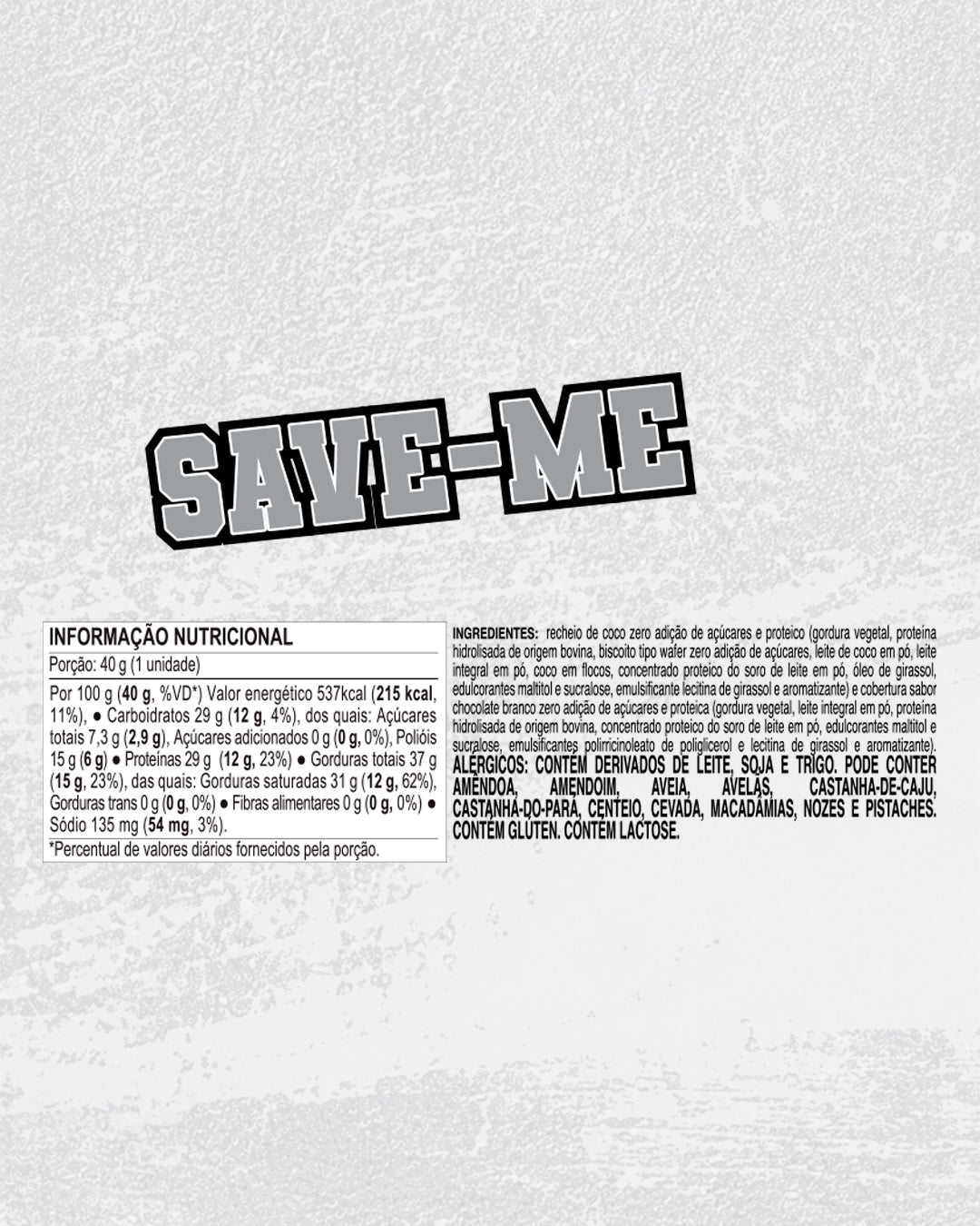 SAVE-ME – CHOCOBAR COCO WHITE