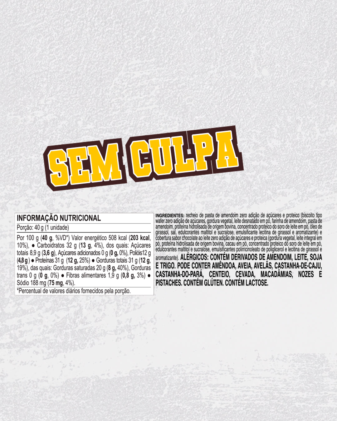 SEM CULPA – CHOCOBAR AO LEITE COM PASTA DE AMENDOIM