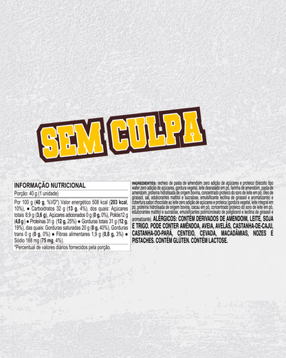 SEM CULPA – CHOCOBAR AO LEITE COM PASTA DE AMENDOIM