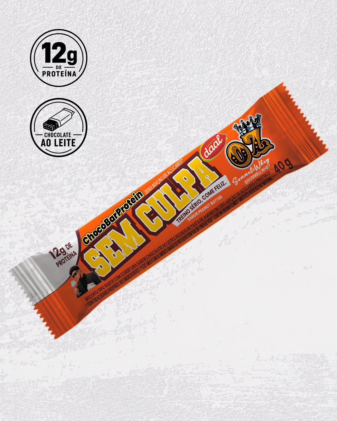 SEM CULPA – CHOCOBAR AO LEITE COM PASTA DE AMENDOIM