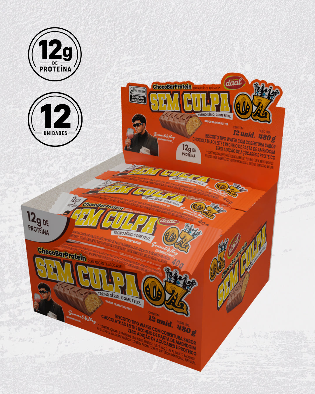 SEM CULPA – CHOCOBAR AO LEITE COM PASTA DE AMENDOIM