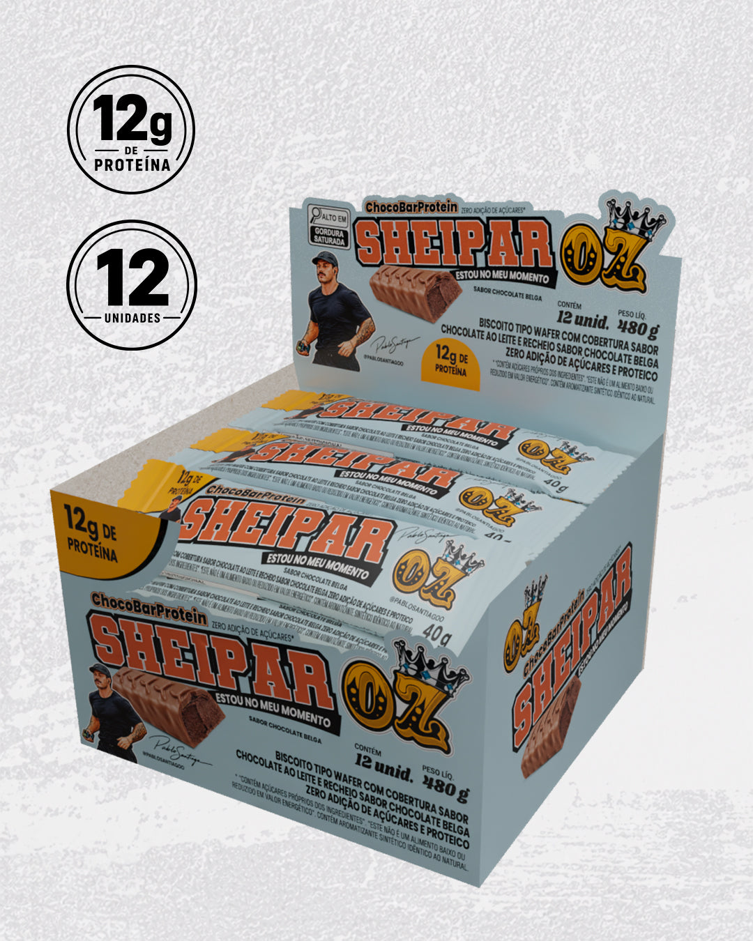 SHEIPAR – CHOCOBAR AO LEITE COM CHOCOLATE BELGA